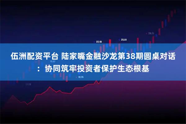 伍洲配资平台 陆家嘴金融沙龙第38期圆桌对话：协同筑牢投资者保护生态根基