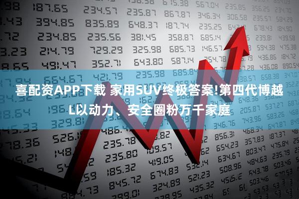 喜配资APP下载 家用SUV终极答案!第四代博越L以动力、安全圈粉万千家庭