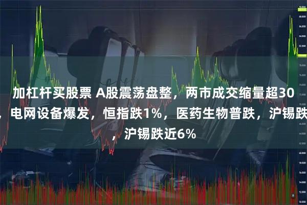 加杠杆买股票 A股震荡盘整，两市成交缩量超3000亿，电网设备爆发，恒指跌1%，医药生物普跌，沪锡跌近6%