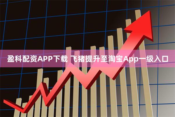盈科配资APP下载 飞猪提升至淘宝App一级入口