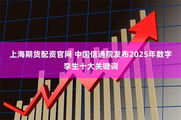 上海期货配资官网 中国信通院发布2025年数字孪生十大关键词